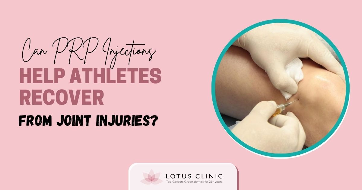 can prp injections help athletes recover from joint injuries