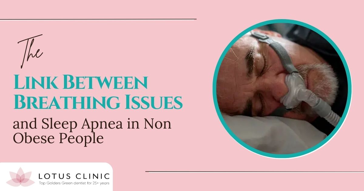 link between breathing issues and sleep apnea